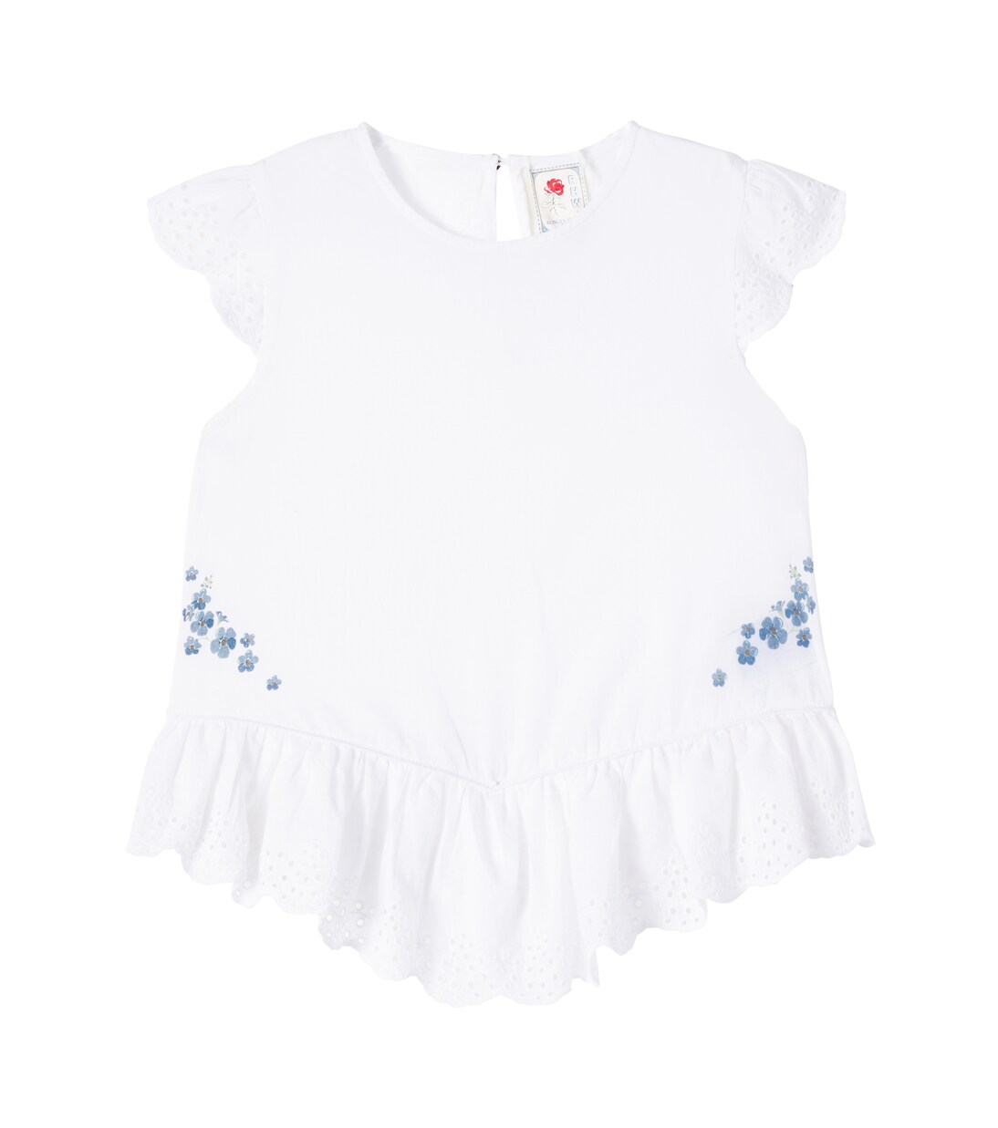 Top en coton à fleurs | Konges Sløjd