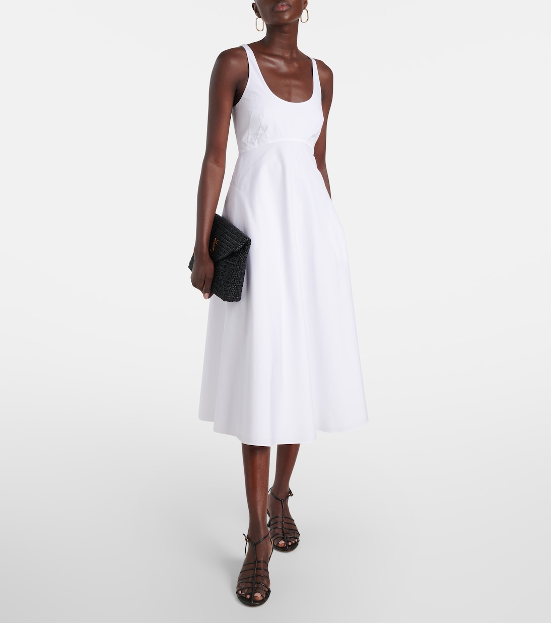 Poplin Power cotton-blend midi dress | Dorothee Schumacher