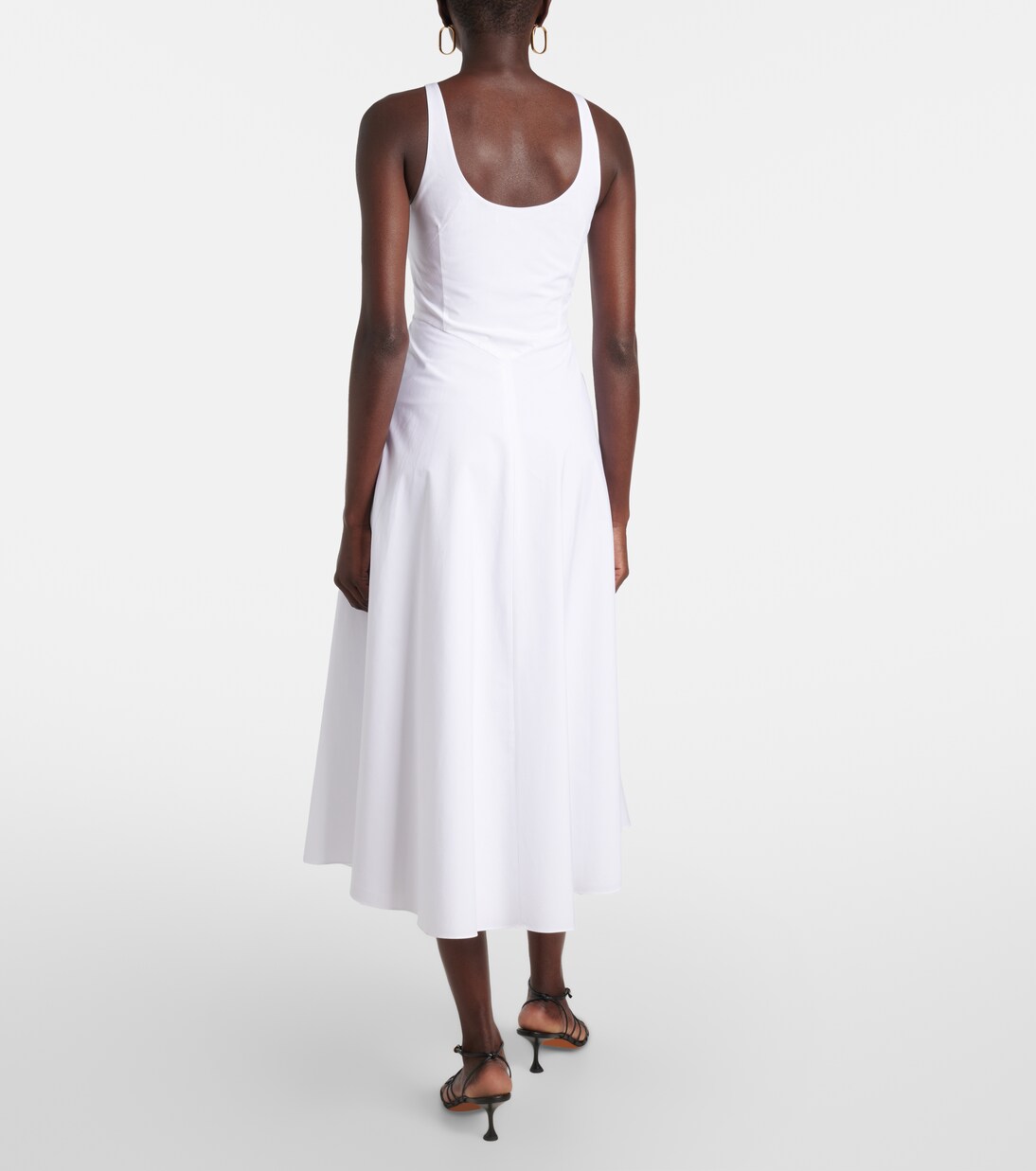 Poplin Power cotton-blend midi dress | Dorothee Schumacher
