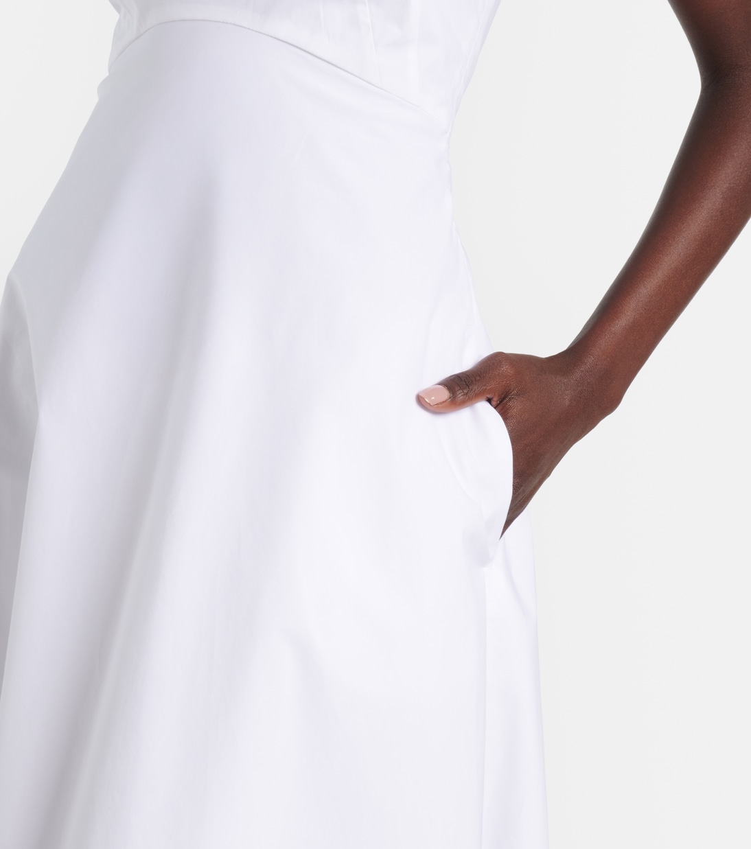 Poplin Power cotton-blend midi dress | Dorothee Schumacher