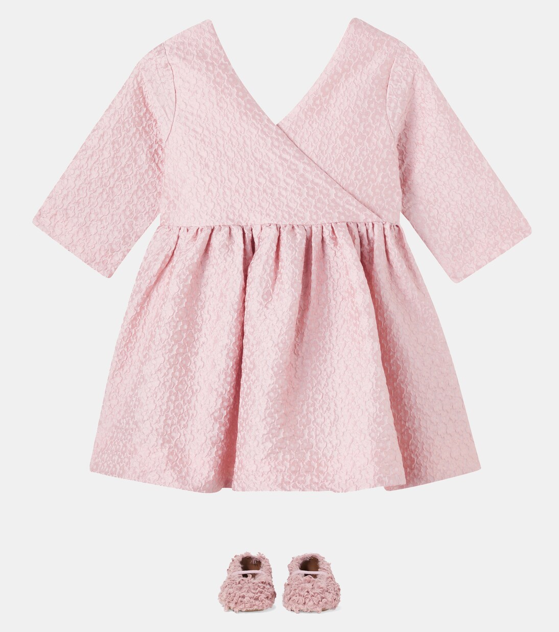 Abito in jacquard con fiocco  | Molo