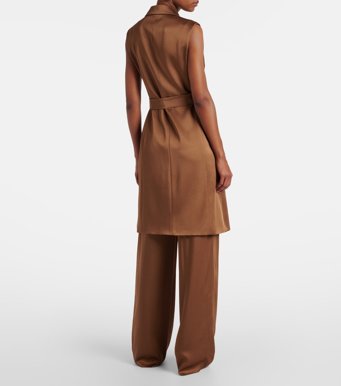 Giacca Afgano in raso con cintura | Max Mara