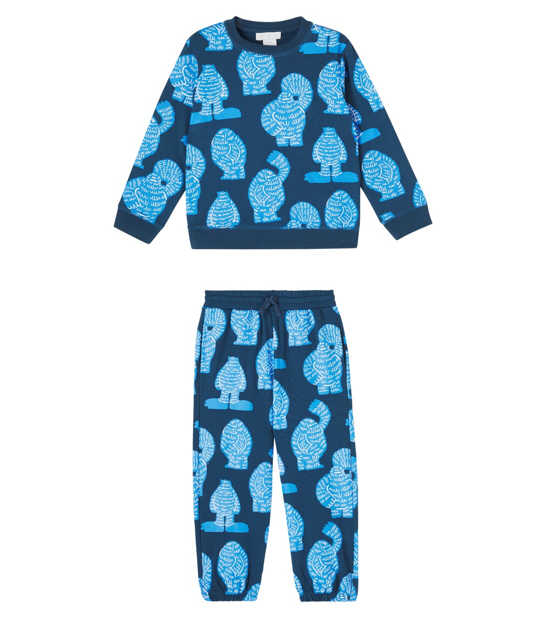 Cotton sweatshirt and sweatpants set | Stella McCartney Kids