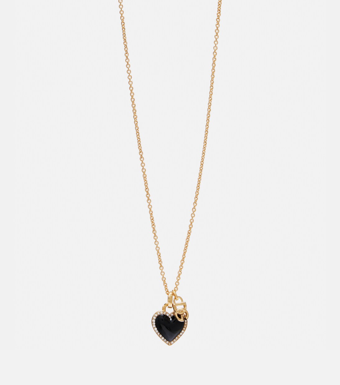 Collana con pendente DG con cristalli  | Dolce&Gabbana