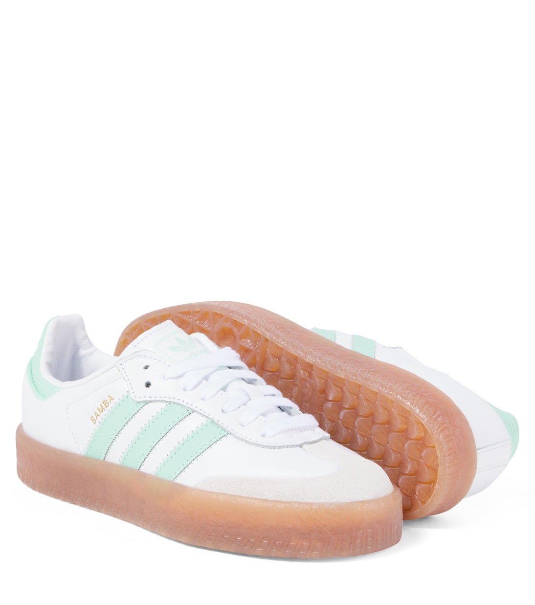 Sambae leather and suede sneakers | Adidas Originals Kids