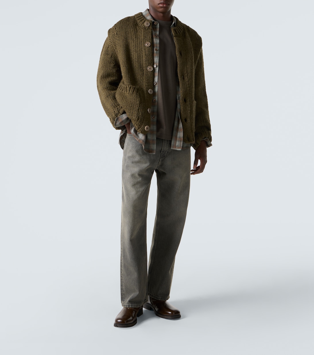 Cardigan Over in lana e alpaca | Our Legacy