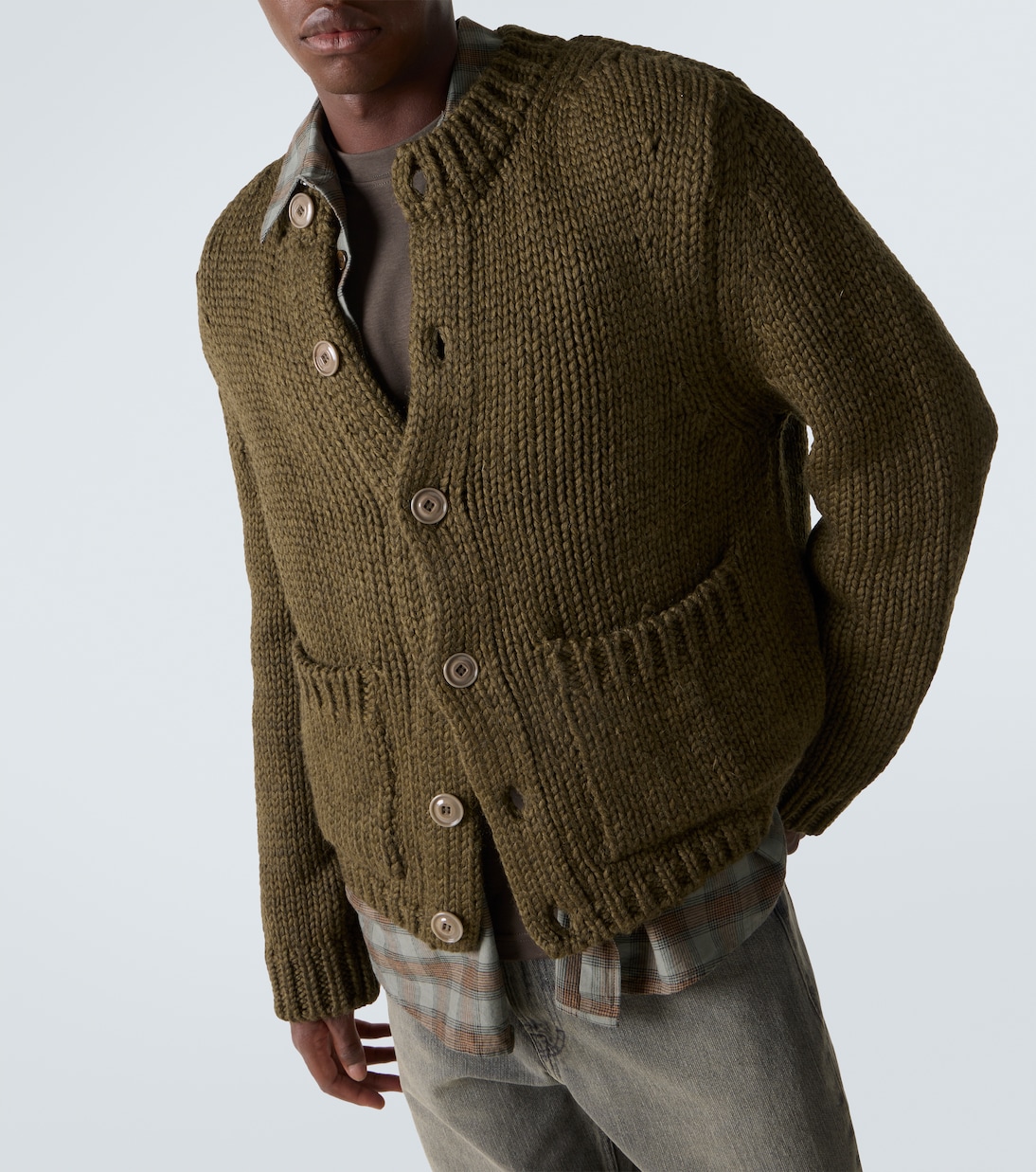 Cardigan Over in lana e alpaca | Our Legacy