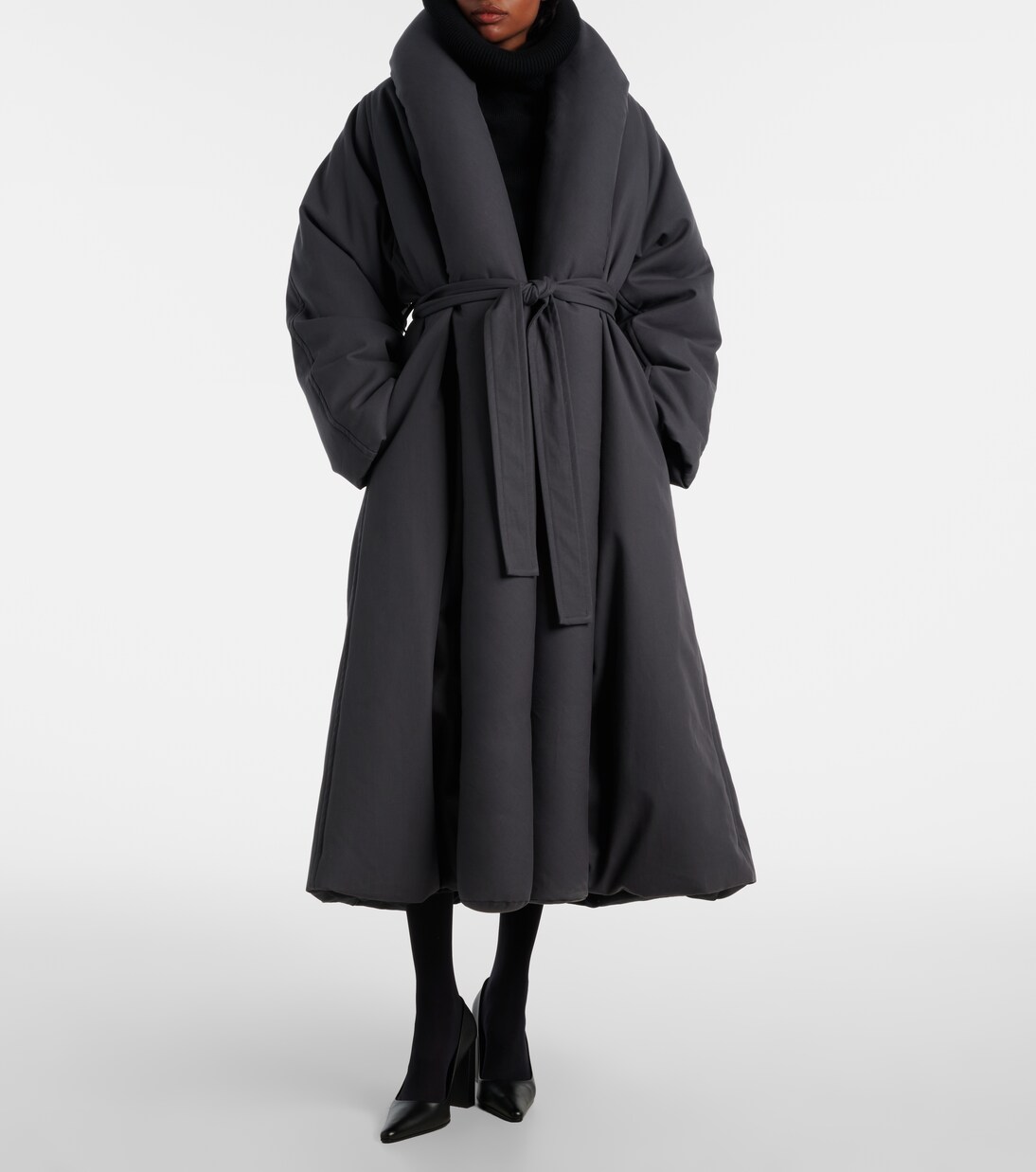 Cotton gabardine puffer coat | Alaïa