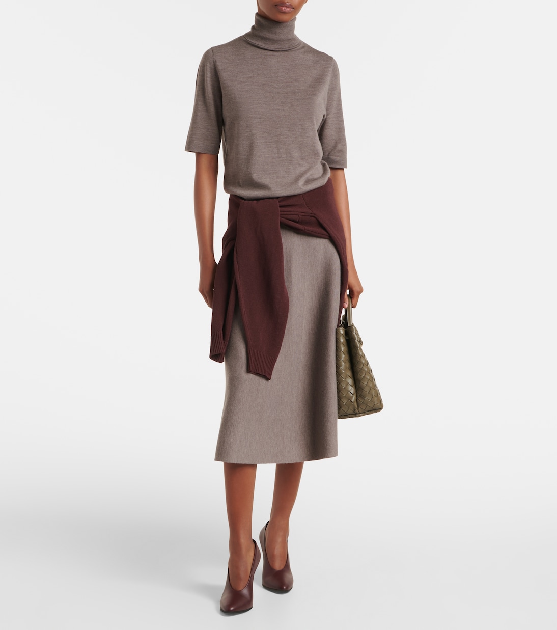 Cashmere turtleneck sweater | Jardin des Orangers