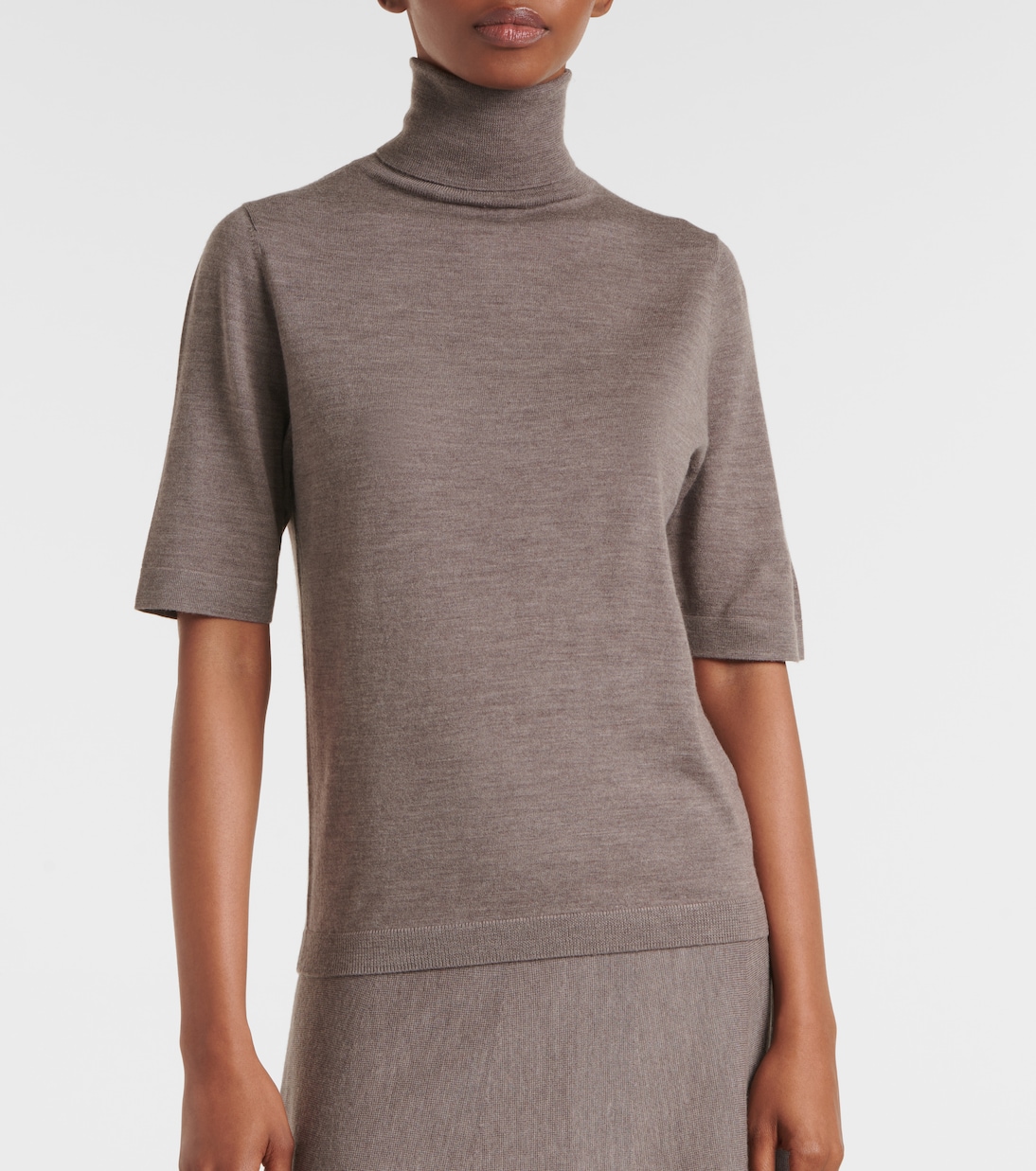Cashmere turtleneck sweater | Jardin des Orangers
