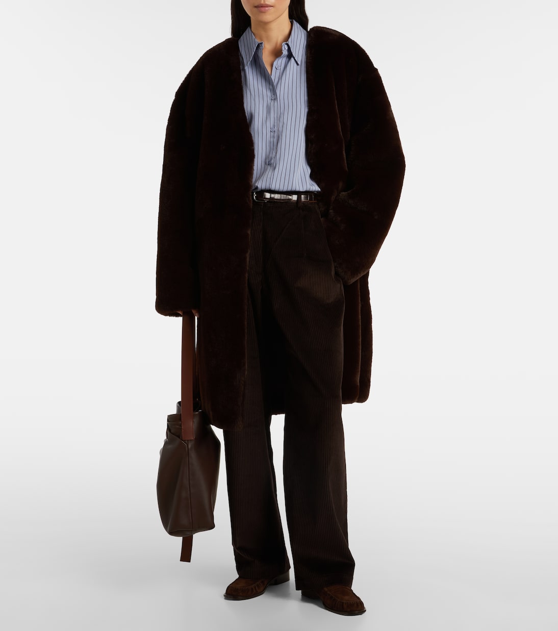 Gerade Hose Norstrand aus Baumwoll-Cord | The Frankie Shop