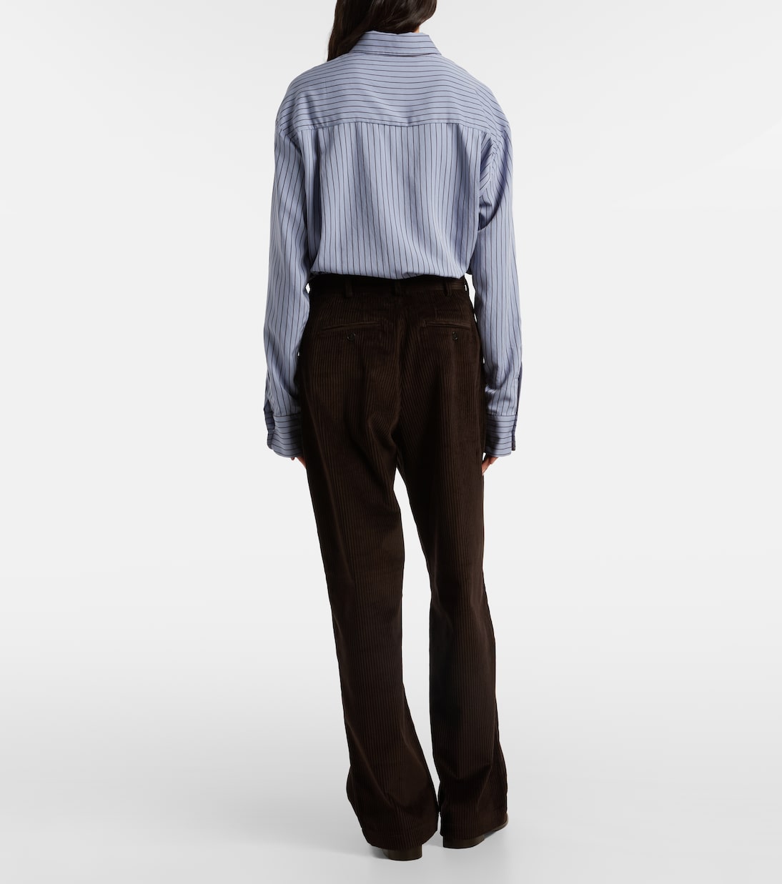 Gerade Hose Norstrand aus Baumwoll-Cord | The Frankie Shop