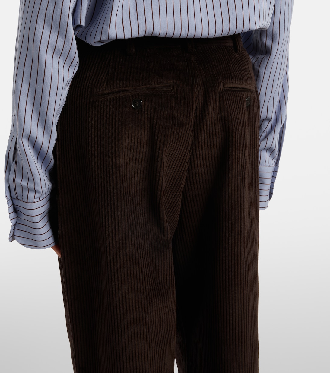 Gerade Hose Norstrand aus Baumwoll-Cord | The Frankie Shop