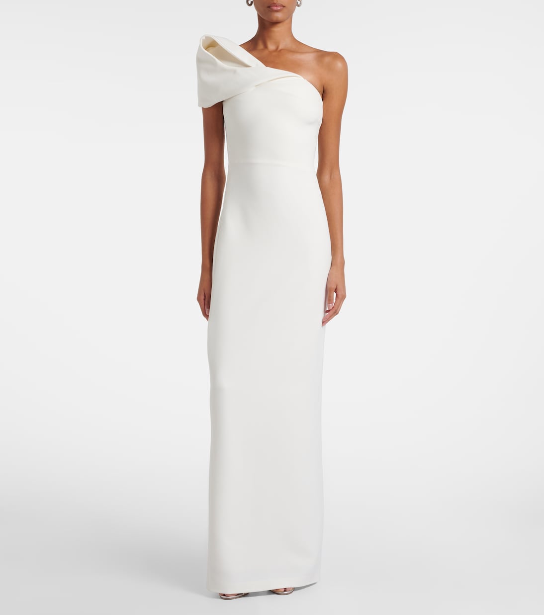 Bridal Blanchette crêpe gown | Safiyaa