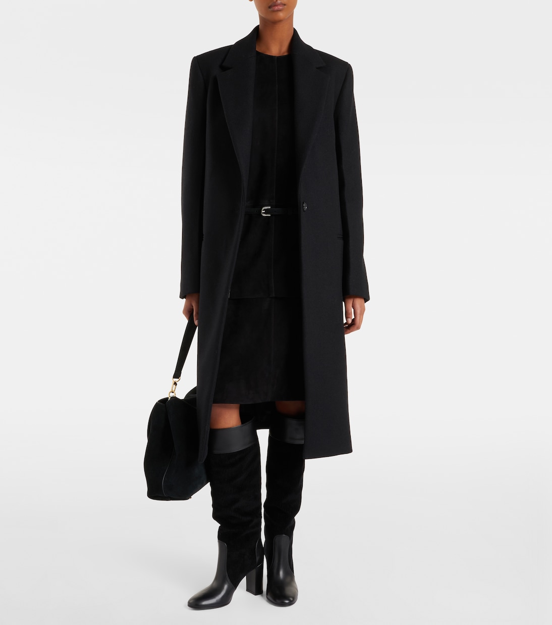 Stivali 85 in pelle e velluto | Gianvito Rossi