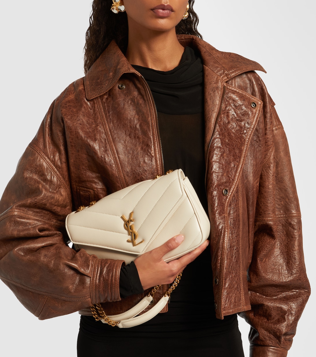 Schultertasche Loulou Small aus Leder | Saint Laurent