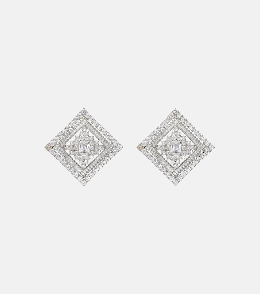 Louise crystal-embellished earrings | Rebecca Vallance