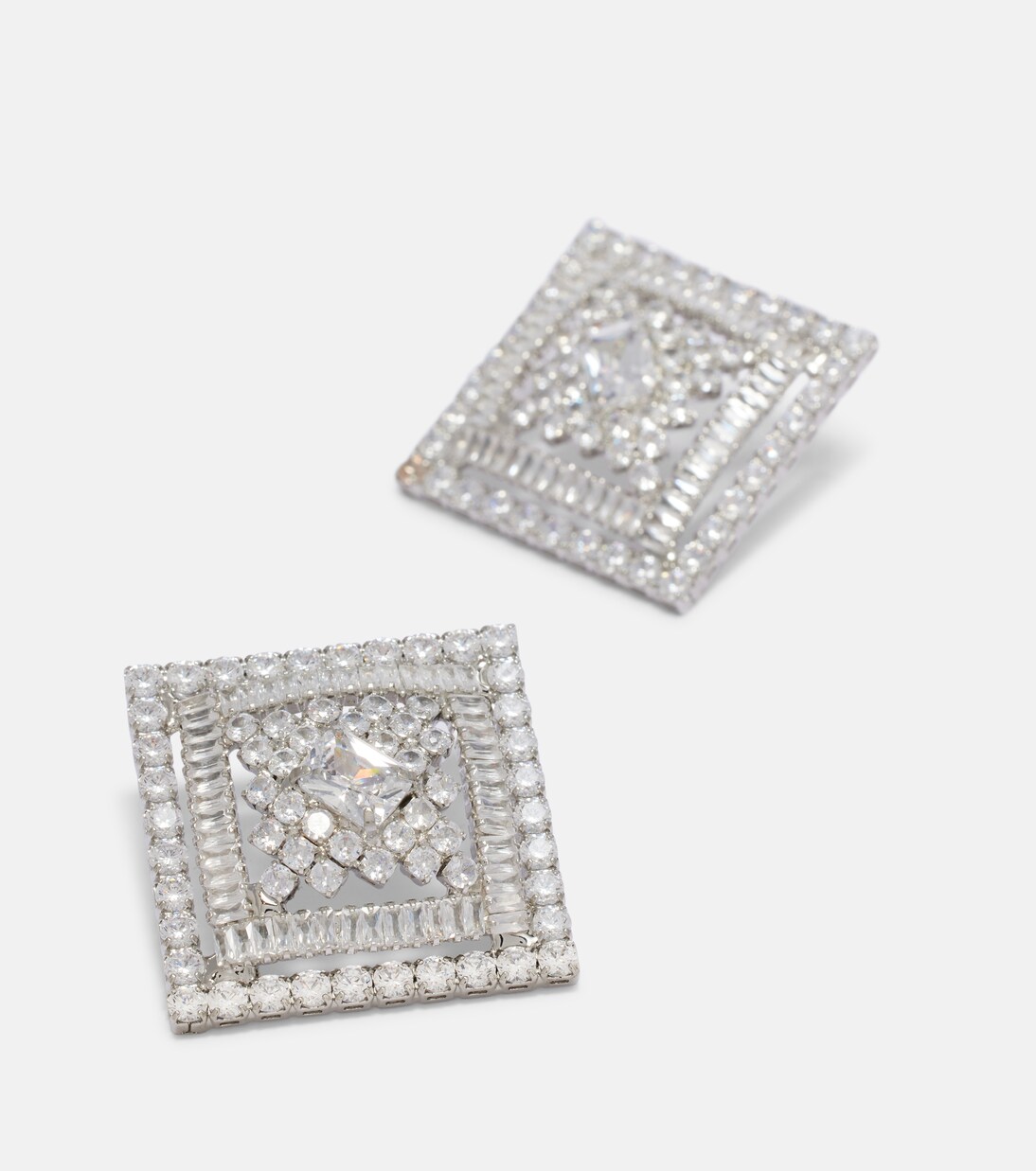 Louise crystal-embellished earrings | Rebecca Vallance