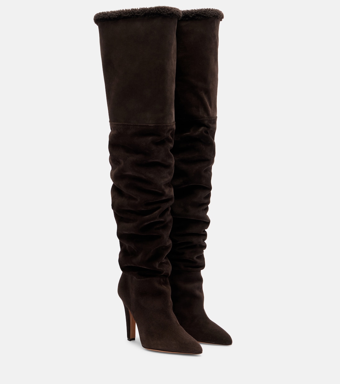 Elsa 100 suede over-the-knee boots | Paris Texas