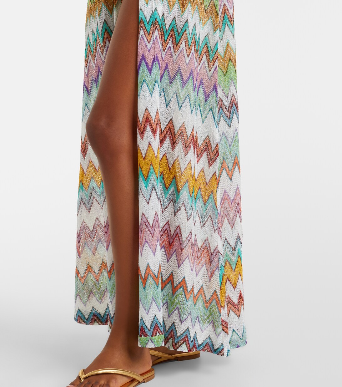 Cover-up Zig Zag aus Lamé | Missoni