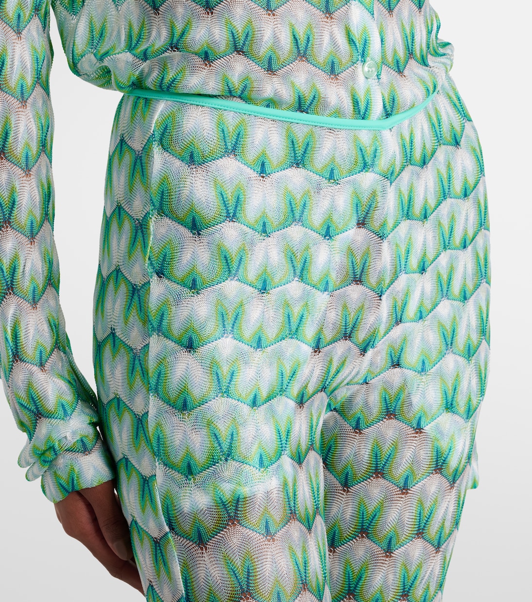 High-rise flared pants | Missoni