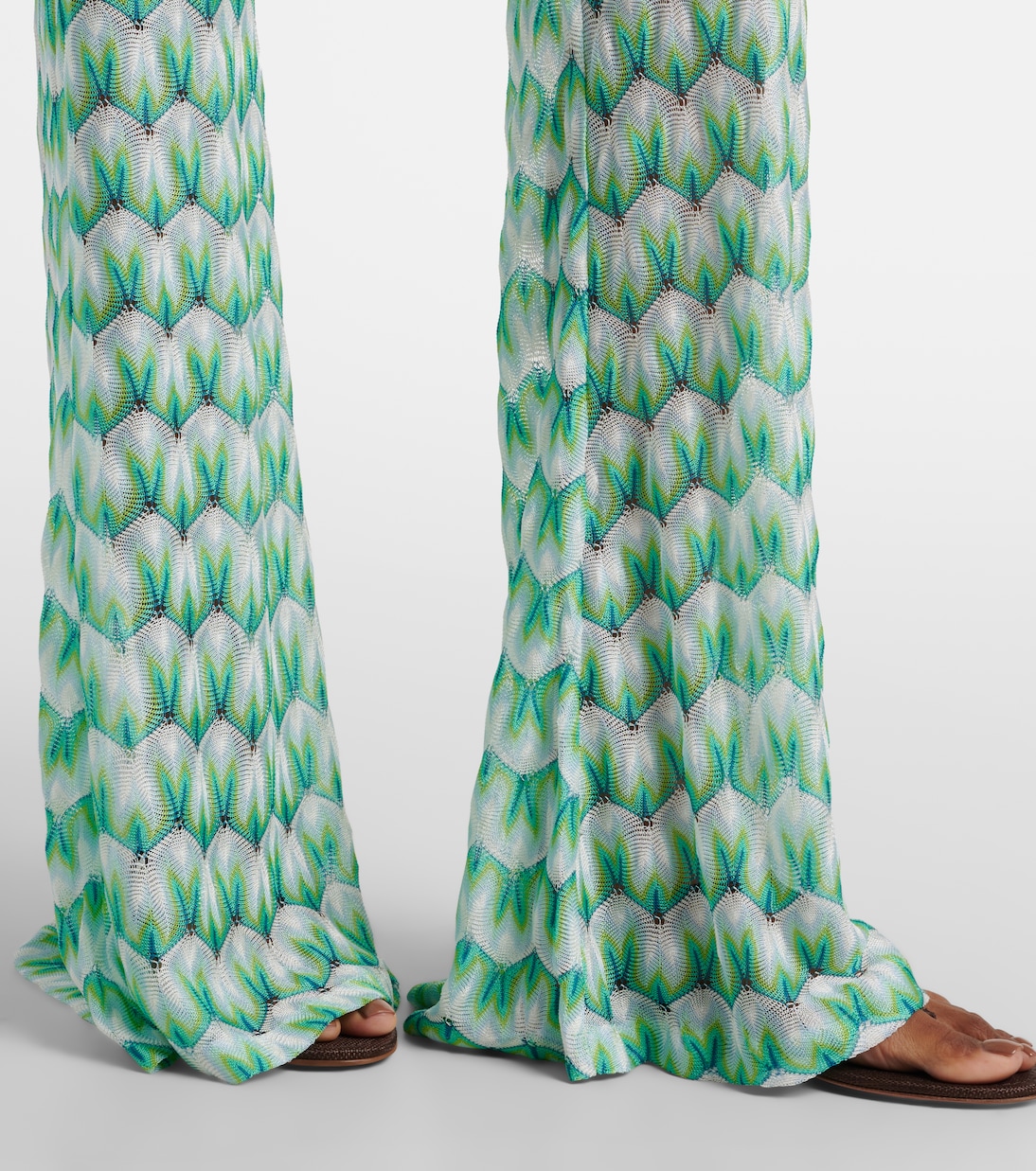 High-rise flared pants | Missoni
