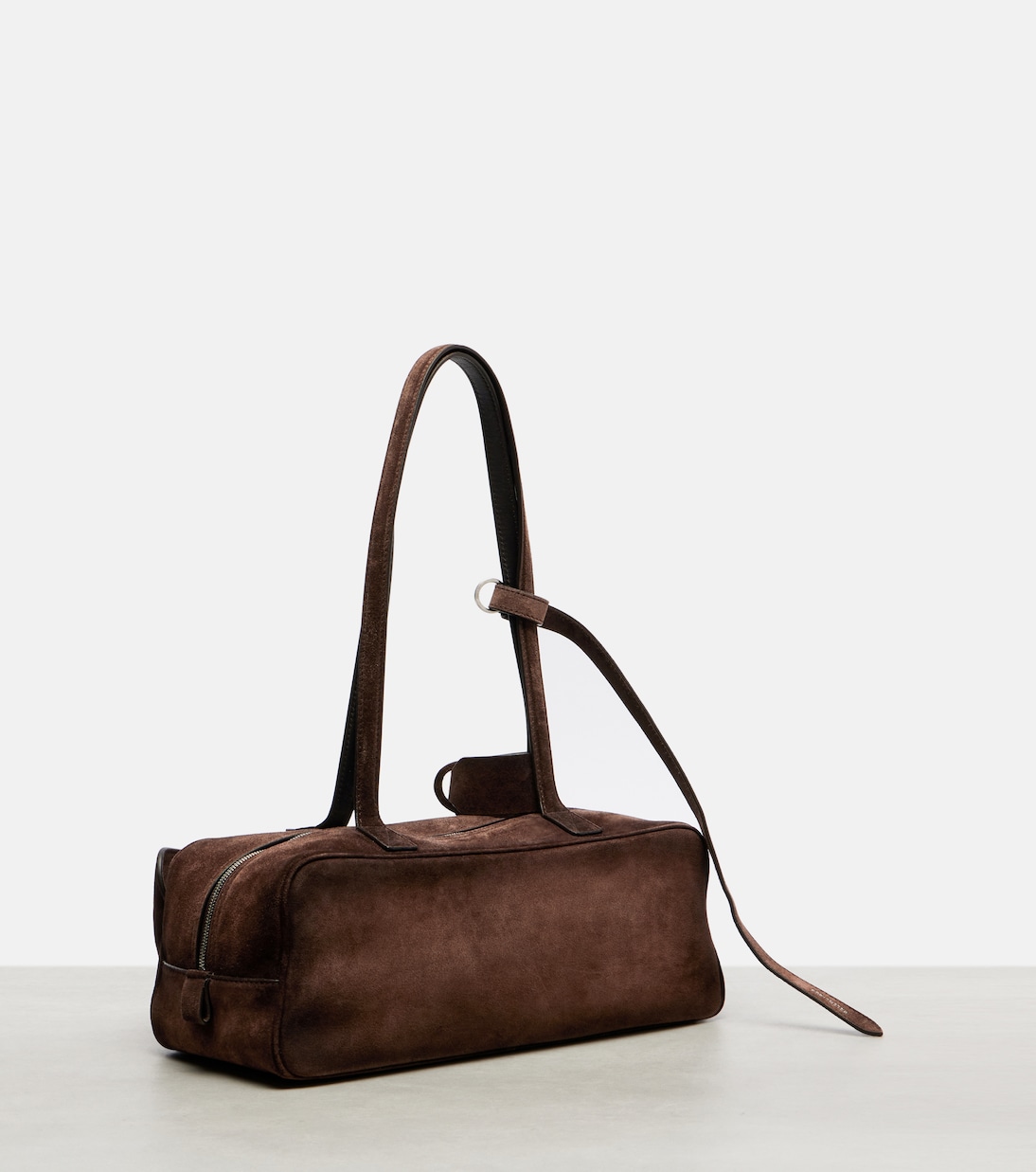 Borsa a spalla Carrie Small in suede | Balenciaga