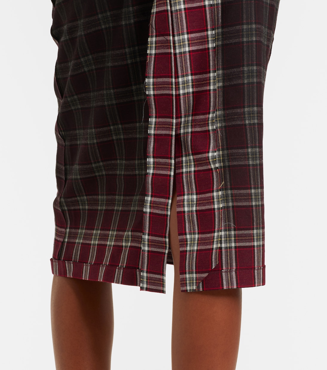 Gonna a tubino a quadri | Maison Margiela