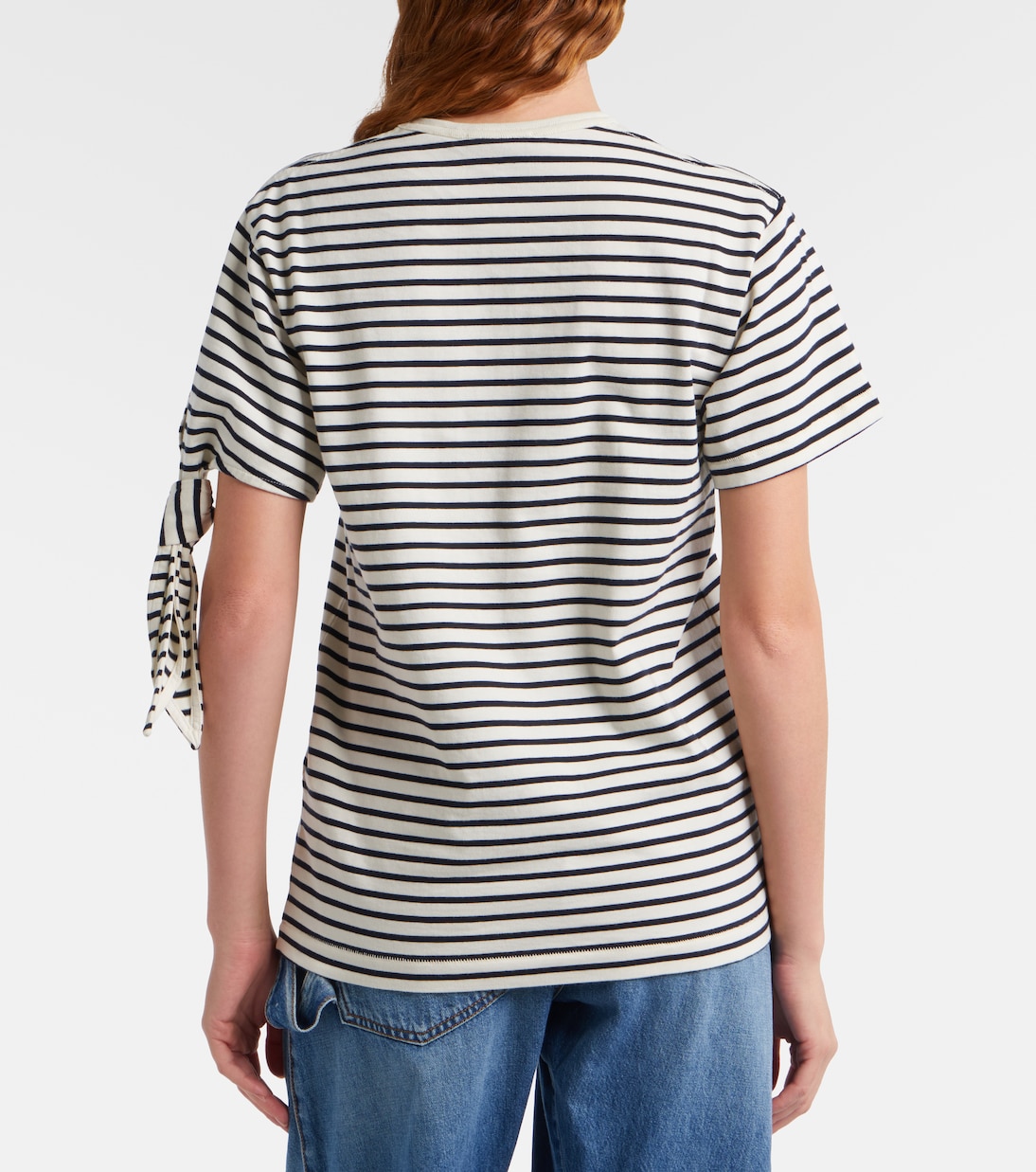 Striped cotton jersey T-shirt | JW Anderson