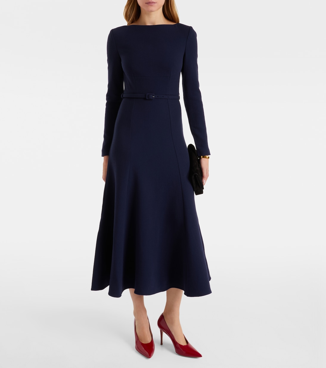 Midikleid aus Woll-Crêpe | Roland Mouret