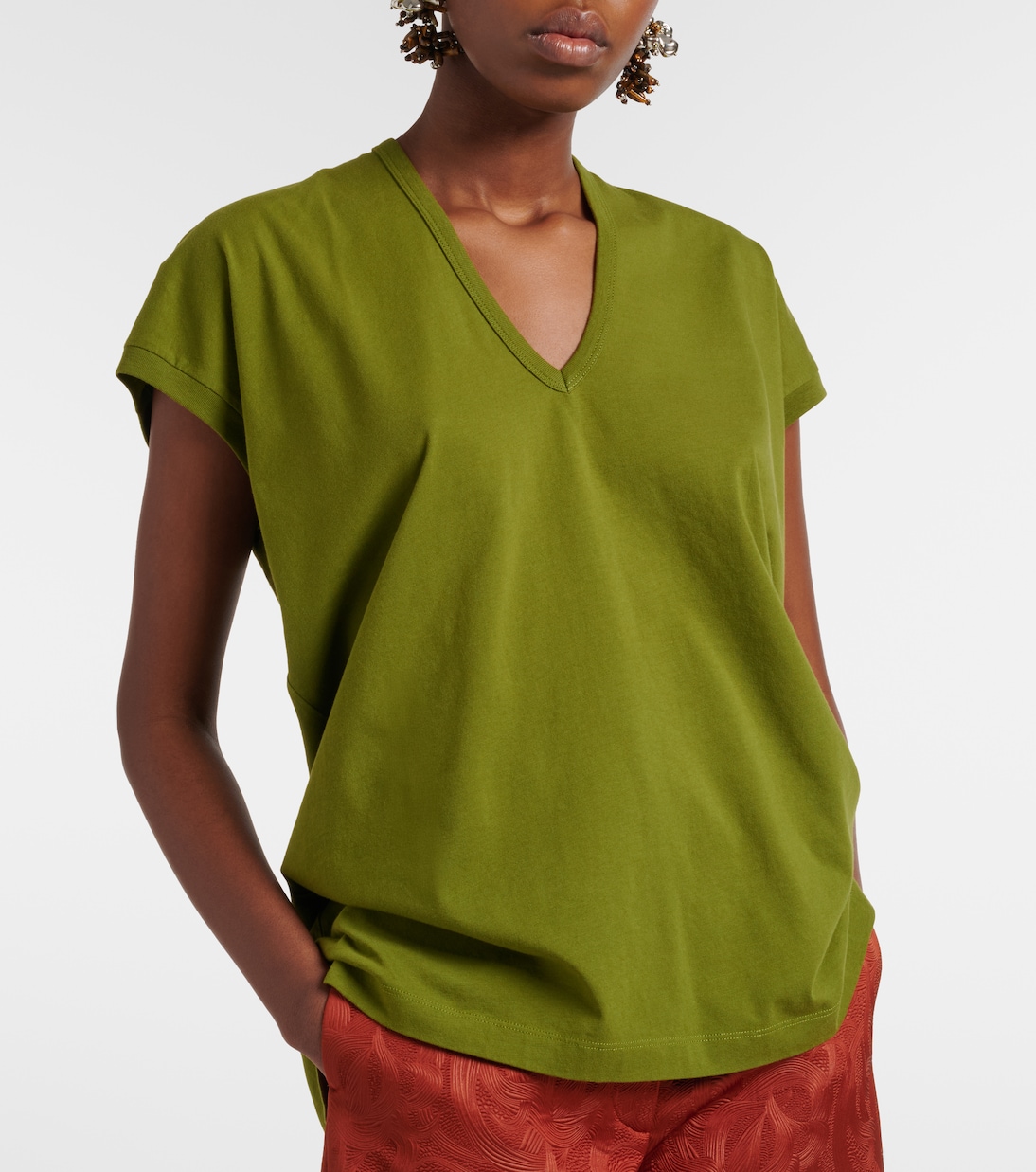 Cotton jersey T-shirt | Dries Van Noten