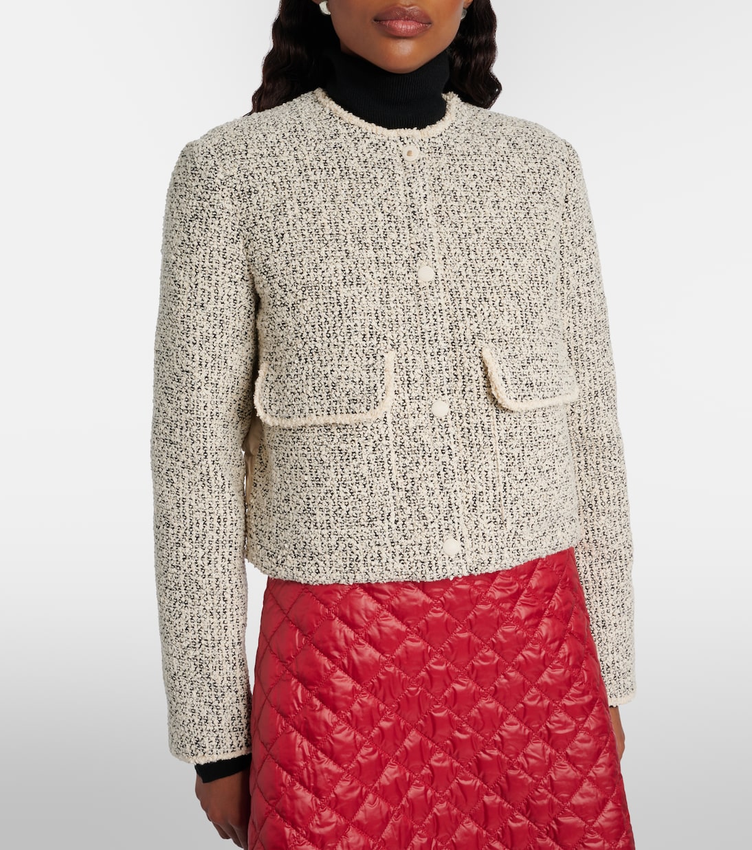 Daunenjacke Dauphine aus Tweed | Moncler