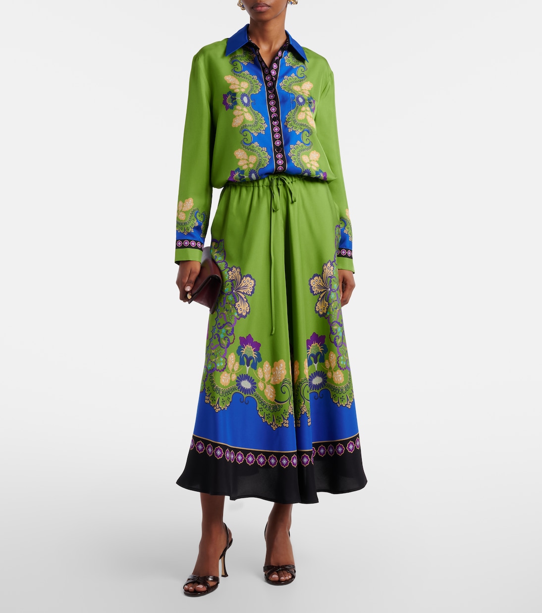 Bedrucktes Hemd Boy aus Seide | La DoubleJ