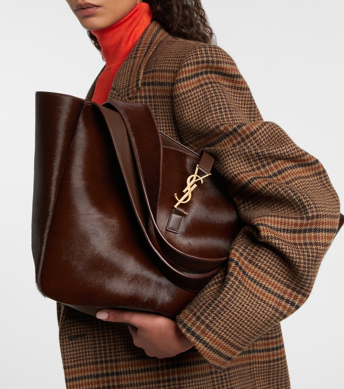 Le 5 à 7 Bea calf hair tote bag | Saint Laurent