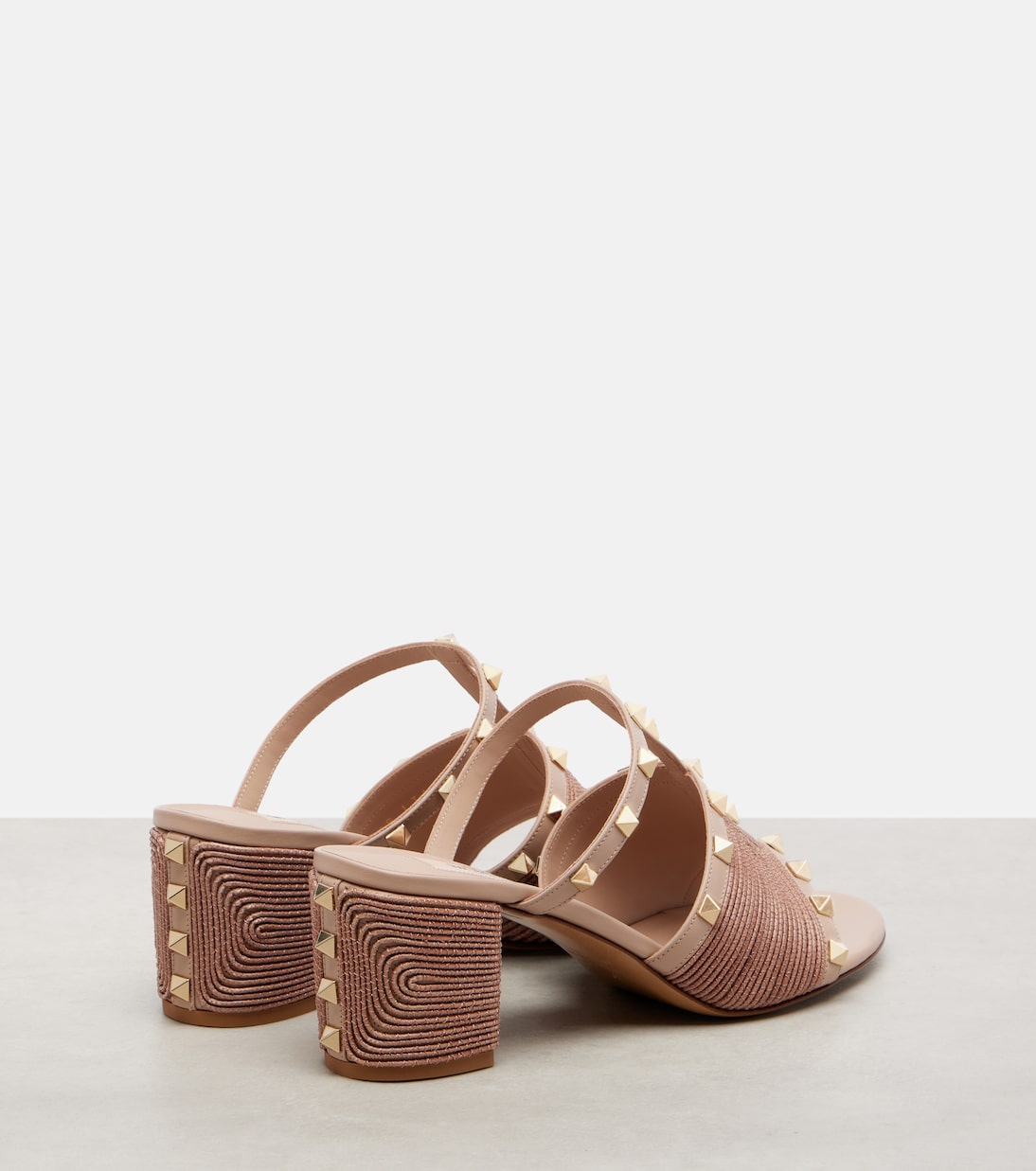 Sandalen Rockstud 60 aus Leder | Valentino Garavani