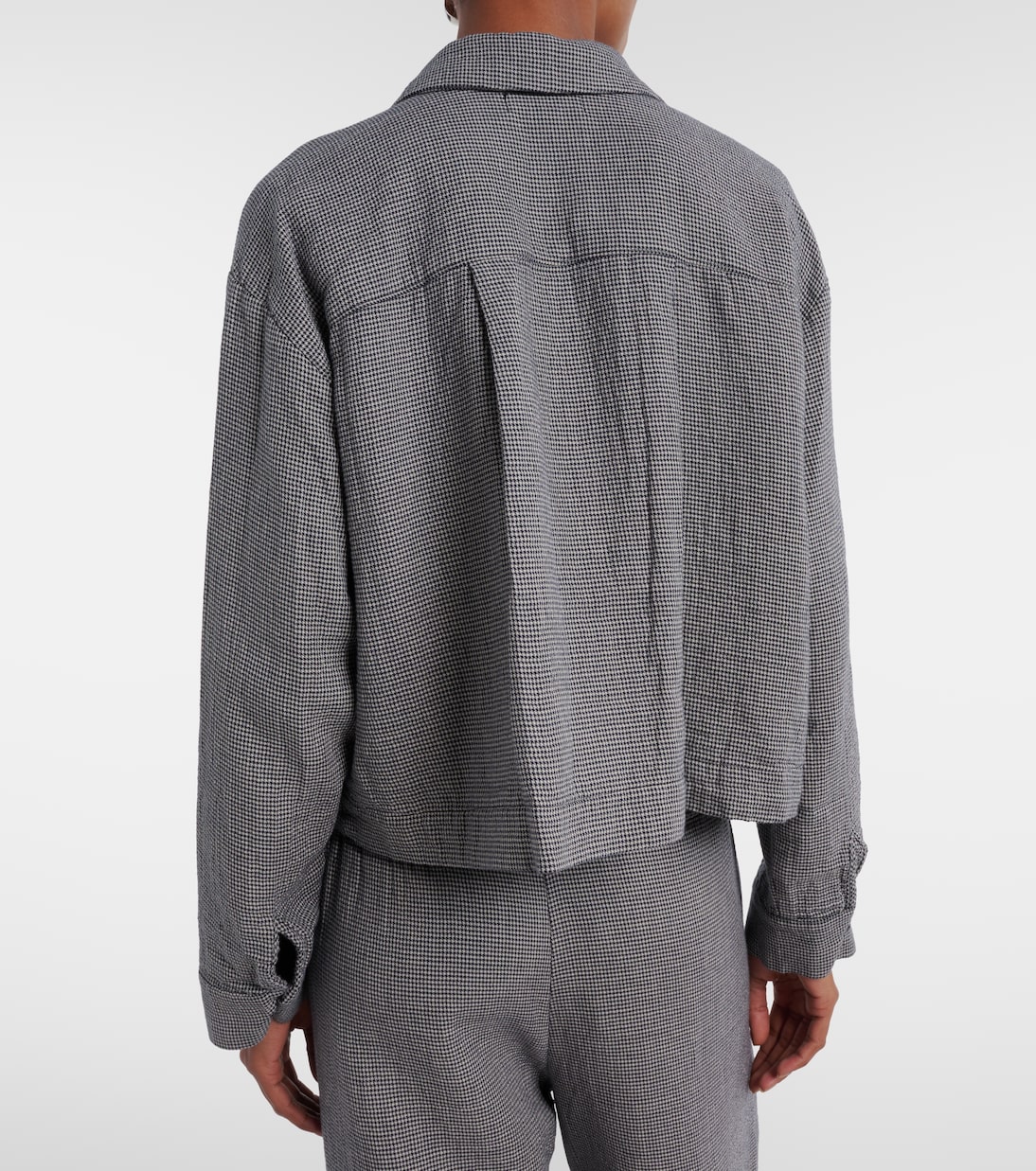 Adeline houndstooth cotton shirt | Velvet