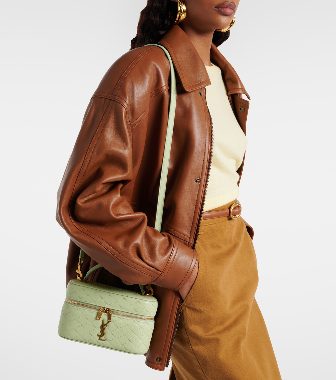 Gaby leather shoulder bag | Saint Laurent