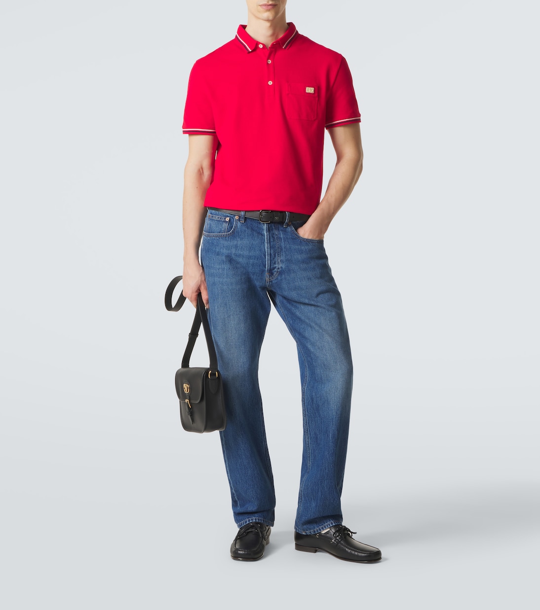 Cotton piqué polo shirt | Valentino