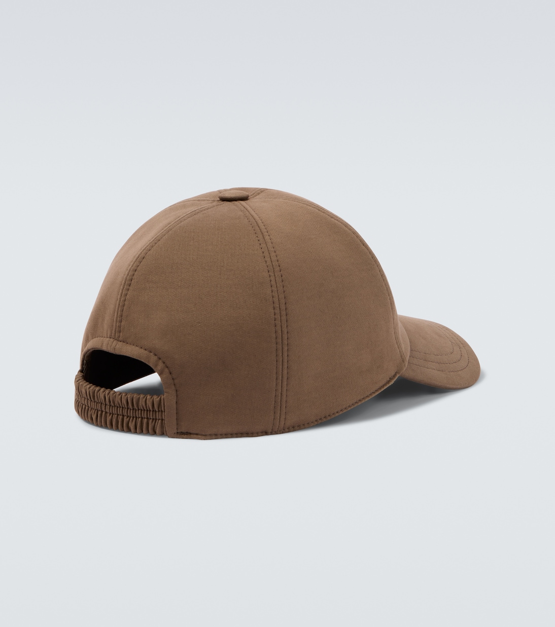 Caspian cotton and cashmere canvas baseball cap | The Row