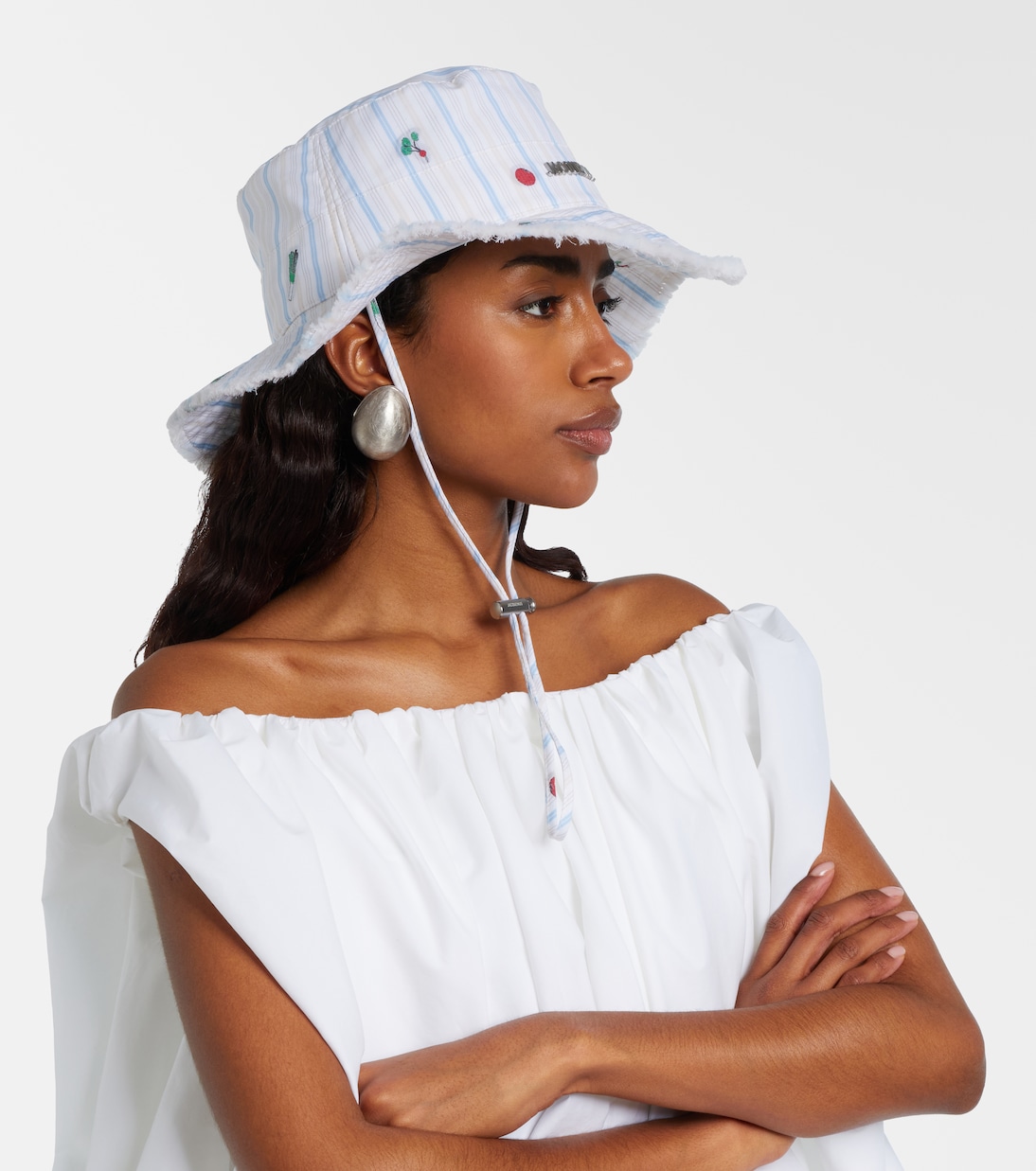 Bob Le Bob Artichaut en toile de coton à rayures | Jacquemus