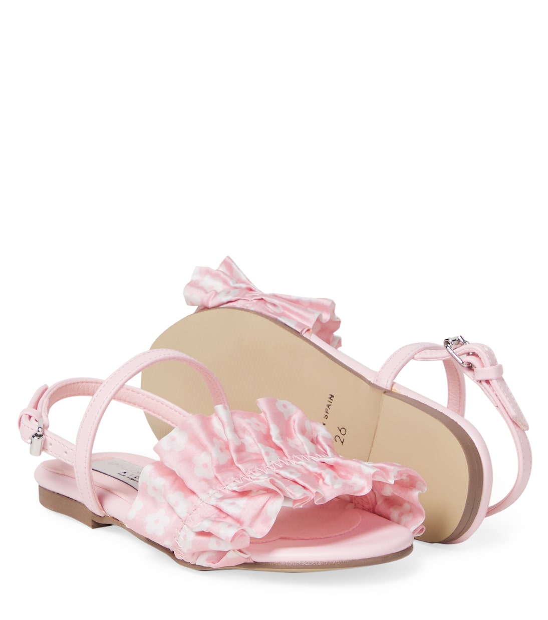 Sandales en satin à fleurs | Stella McCartney Kids