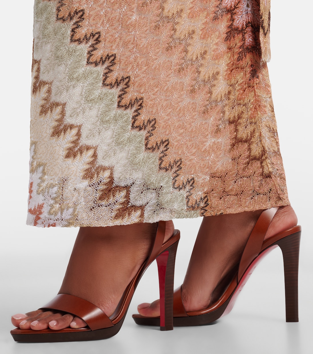 Sandales slingback Fanny en cuir | Christian Louboutin