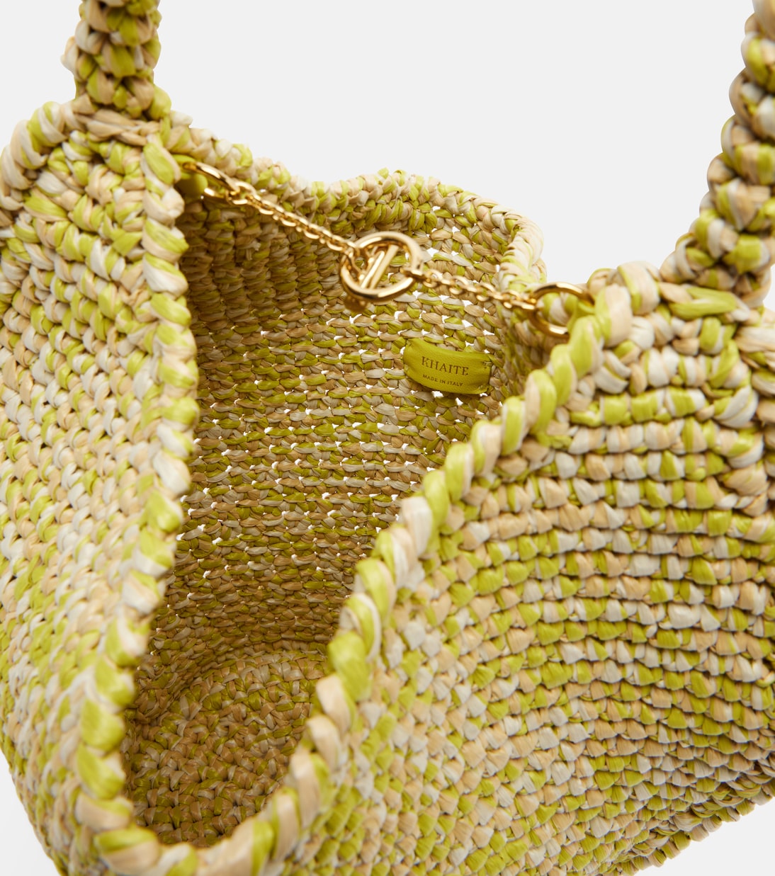 Lotus Mini raffia tote bag | Khaite