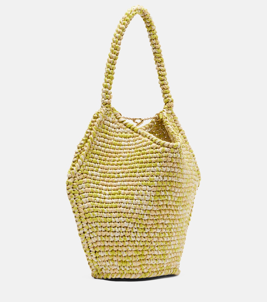 Lotus Mini raffia tote bag | Khaite