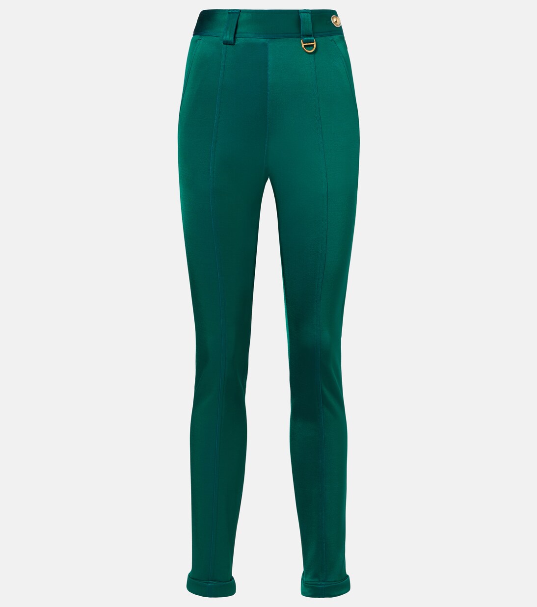 High-rise jersey slim pants | Chloé