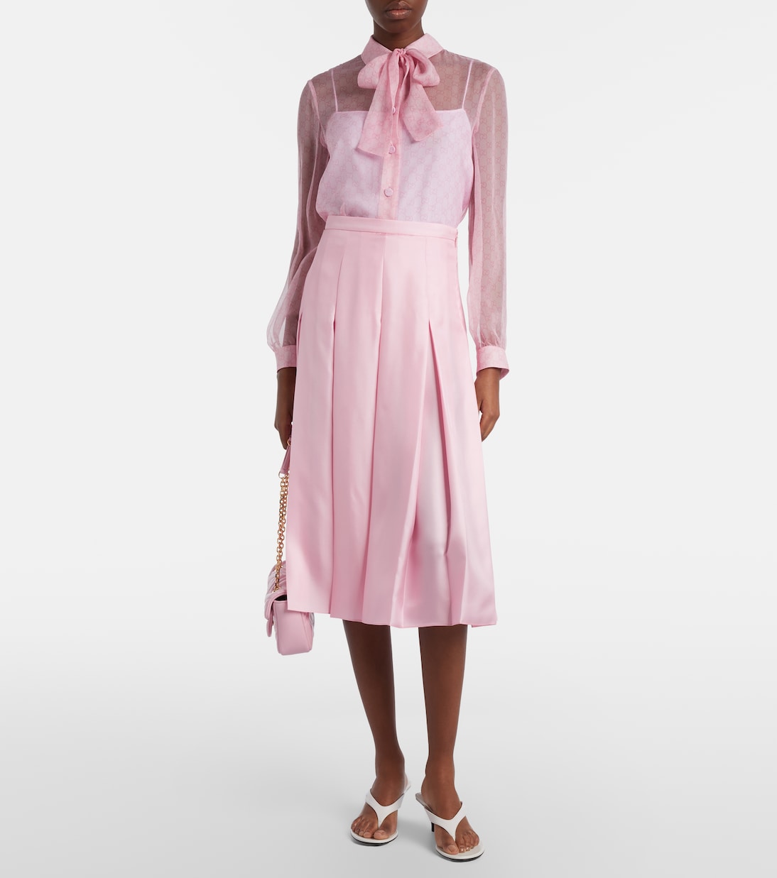 Sandali infradito Vittoria in pelle | Gucci