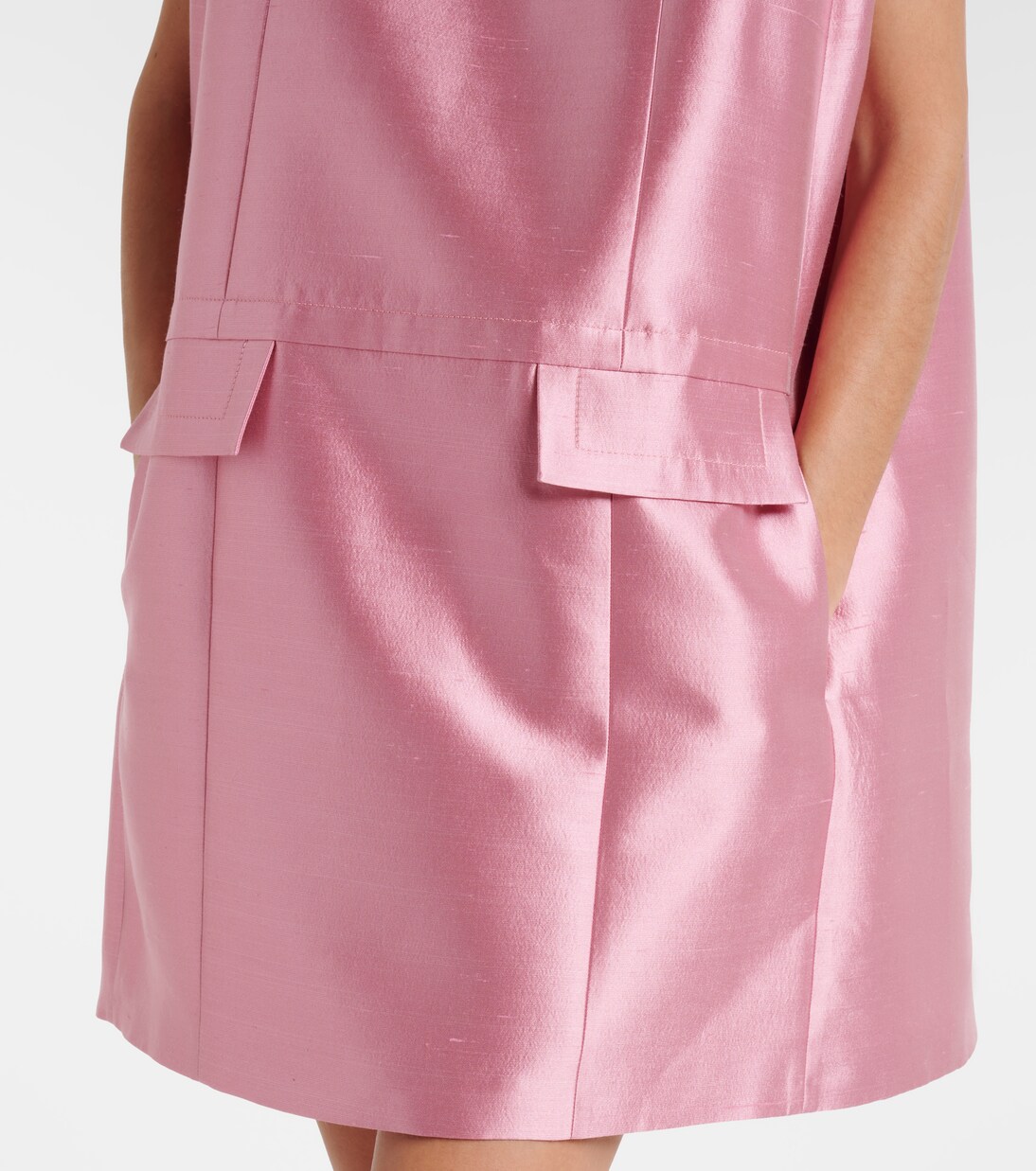 Embellished wool and silk minidress | Prada
