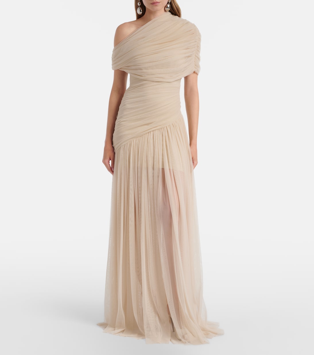 Bridal Himalia gathered tulle gown | De La Vali