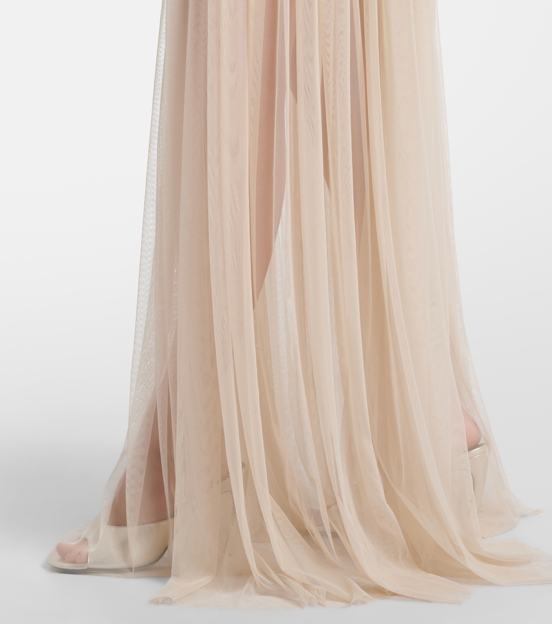 Bridal Himalia gathered tulle gown | De La Vali