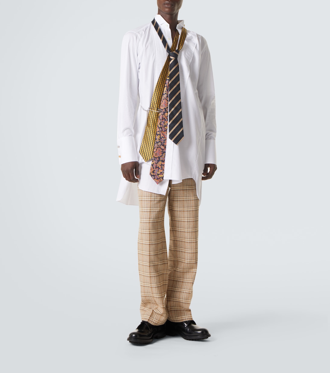 Hemd aus Baumwolle mit Seide | Junya Watanabe